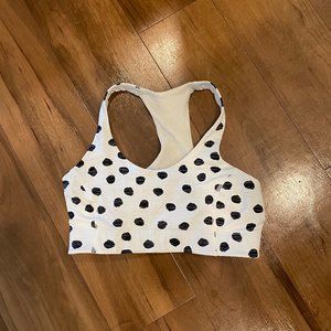 outdoor voices / doing things bra / cloud polka / size small